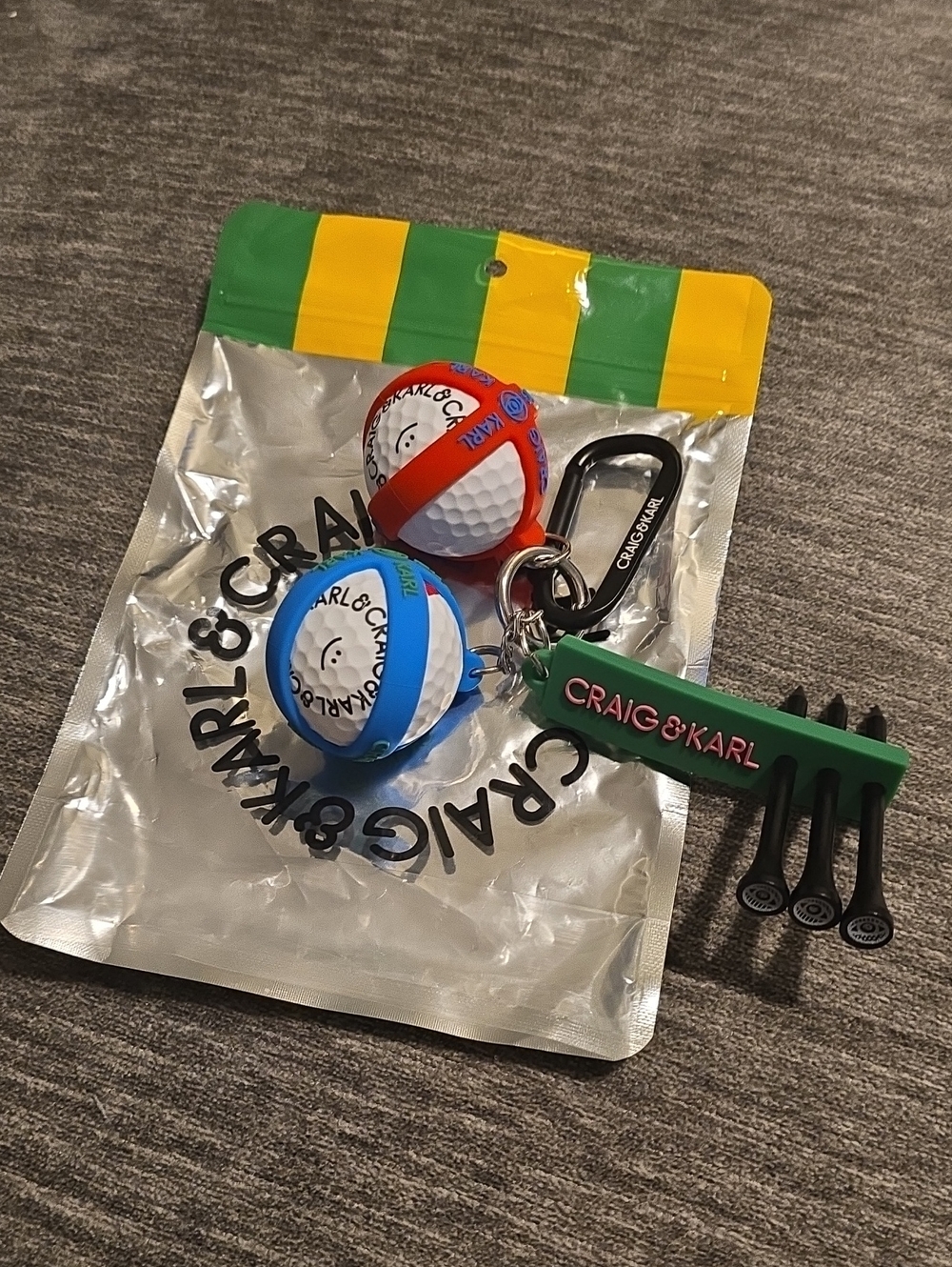 Craig & Karl Golf Bag Tag